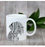 Deutsch Drahthaar - Tasse mit Hund, fröhliche Tasse für Hundeliebhaber, personalisiertes Geschenk der Marke Art-Dog