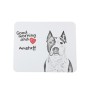 American Staffordshire Terrier, Amstaff - mouse pad with print, personalized dog-themed mouse pad, unique gadget for an office worker by Art-Dog brand