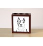 American Staffordshire Terrier, Amstaff, Am staff, Staff - porte-stylo avec chien, organiseur de bureau avec impression, décoration de bureau personnalisée de la marque Art-Dog