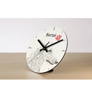 American Staffordshire Terrier, Amstaff - Wanduhr mit Hund, Regal Uhr mit Druck, personalisierte Hausdekoration von Art-Dog.