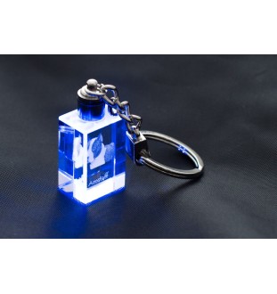 American Staffordshire Terrier, Amstaff, Am staff, Staff - Porte-clés en cristal avec photo de chien, porte-clés lumineux, cadeau unique de la marque Art-Dog