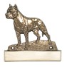 American Staffordshire Terrier, Amstaff, Am staff, Staff - plaque d'adresse avec chien, plaque de nom en laiton, plaque de porte personnalisée avec le nom de la marque Art-Dog