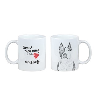 American Staffordshire Terrier, Amstaff, Am staff, Staff - tasse avec chien, tasse avec photo, cadeau personnalisé de la marque Art-Dog