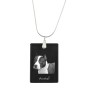 American Staffordshire Terrier, Amstaff, Am staff, Staff - Pendentif en cristal avec chien, collier en argent avec photo, pendentif personnalisé par la marque Art-Dog