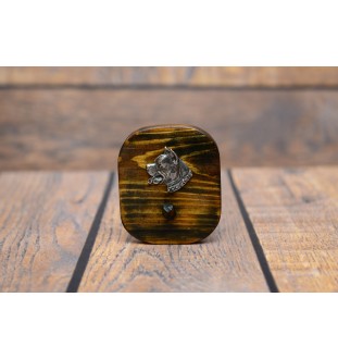 American Staffordshire Terrier, Amstaff, Am staff, Staff I - porte-clés, porte-clés avec chien pour les médailles, crochet pour les clés de la marque Art-Dog