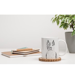 American Staffordshire Terrier, Amstaff, Am staff, Staff - tasse avec chien, une tasse adorable avec une illustration, un cadeau avec votre photo de la marque Art-Dog