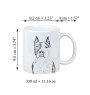 American Staffordshire Terrier, Amstaff, Am staff, Staff - tasse avec chien, une tasse joyeuse pour les amoureux des chiens, un cadeau personnalisé de la marque Art-Dog