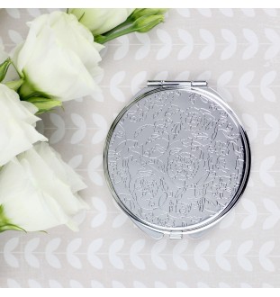 American Staffordshire Terrier, Amstaff, Am staff, Staff - miroir de poche avec chien, miroir personnalisé pour sac à main, miroir compact avec impression de la marque Art-Dog