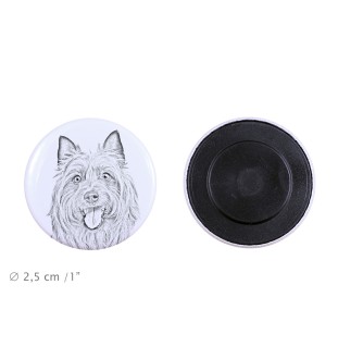 Australian Terrier, Aussie - magnet with a dog's pupil, exceptionally light, strong magnet, handmade product by the Art-Dog brand