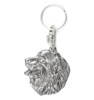 Bernese Mountain Dog, Berner Sennenhund I - Silver-plated dog pendant, handbag decoration, backpack pendant by Art-Dog brand