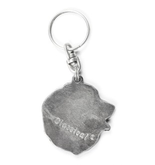 Bernese Mountain Dog, Berner Sennenhund I - Silver-plated dog pendant, handbag decoration, backpack pendant by Art-Dog brand