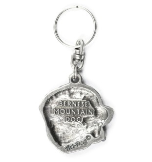 Bouvier bernois - Pendentif chien argenté, décoration de sac à main, pendentif sac à dos par la marque Art-Dog