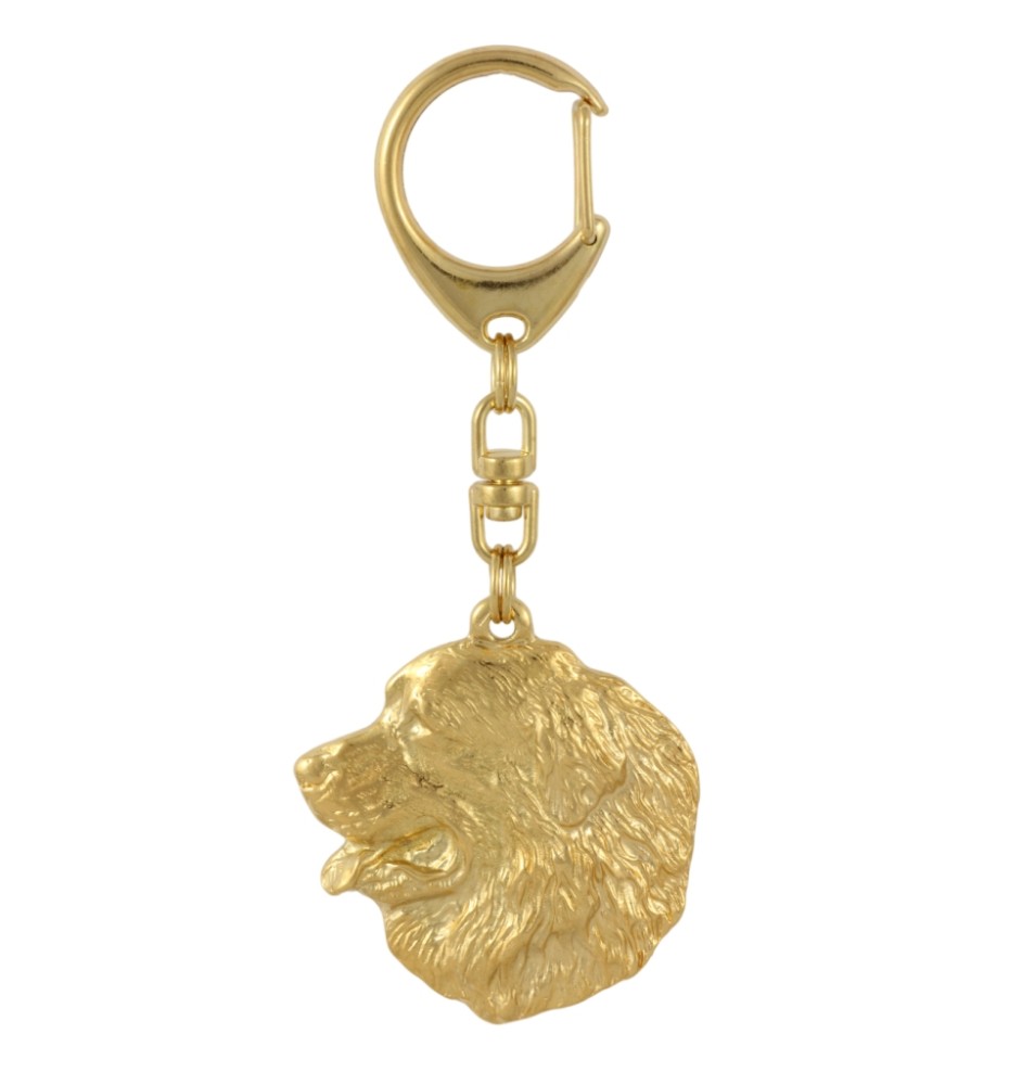 Berneński pies pasterski brelok pozłacany Art-Dog