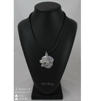 Bernese Mountain Dog, Berner Sennenhund - Necklace with dog, silver-plated pendant for dog fan, unique jewelry by Art-Dog brand