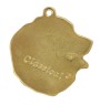 Bouvier bernois I - Collier de chien dans une boîte cadeau, pendentif plaqué or pour les fans de chiens, bijoux remarquables par Art-Dog
