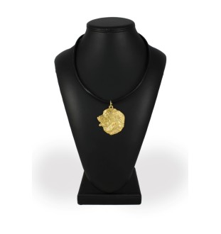 Bouvier bernois I - Collier de chien dans une boîte cadeau, pendentif plaqué or pour les fans de chiens, bijoux remarquables par Art-Dog