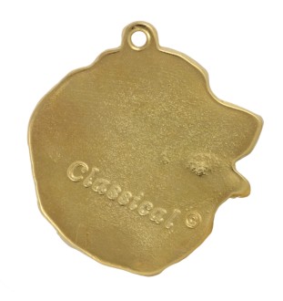 Bouvier bernois I - Collier pour chien, pendentif plaqué or pour fan de chien, bijoux uniques de la marque Art-Dog