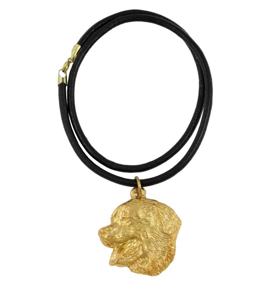 Berner Sennenhund, Dürrbächler, Bouvier bernois - Hundehalsband, vergoldeter Anhänger für Hundefans, einzigartiger Schmuck der Marke Art-Dog