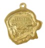 Bernese Mountain Dog, Berner Sennenhund - Dog necklace, gold-plated pendant for dog fan, unique jewellery by Art-Dog brand