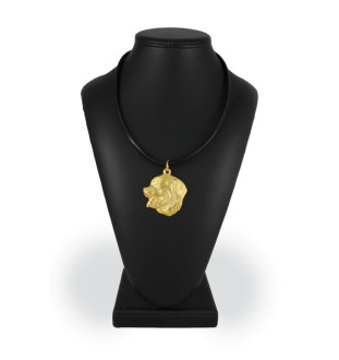 Bernese Mountain Dog, Berner Sennenhund - Dog necklace, gold-plated pendant for dog fan, unique jewellery by Art-Dog brand