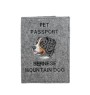 Bouvier bernois - Porte passeport pour chien, porte document, cadeau pour le voyageur de la marque Art-Dog