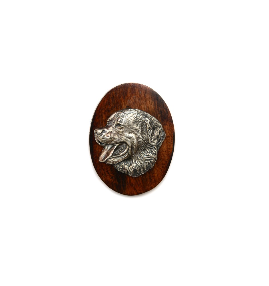 Bernese Mountain Dog, Berner Sennenhund - Dog show brooch, starter number clip, dog pin by Art-Dog