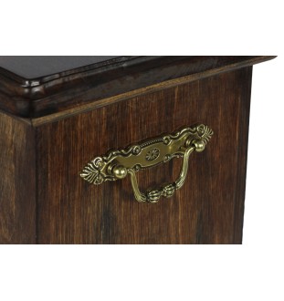 Berner Sennenhund, Dürrbächler, Bouvier bernois I - hölzerne Urne für die Asche eines Hundes, personalisierte Urne mit Gravur, kleine Urne für Hundesasche von der Marke Art-Dog