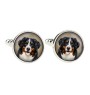 Berner Sennenhund, Dürrbächler, Bouvier bernois Ärmelknöpfe und Krawatte mit Ihrem Foto, Anzugaccessoire, Herrenschmuck der Marke Art-Dog