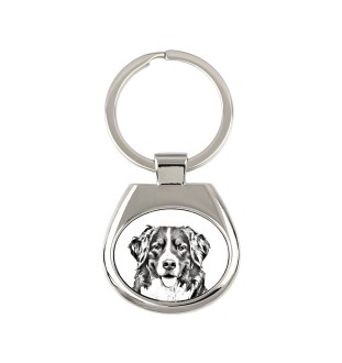 Berner Sennenhund, Dürrbächler, Bouvier bernois - Schlüsselanhänger mit Hund, Anhänger mit Aufdruck, personalisierter Anhänger der Marke Art-Dog
