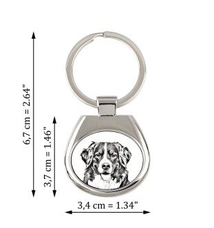 Berneński pies pasterski brelok ze zdjęciem psa Art-Dog