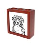 Bernese Mountain Dog, Berner Sennenhund - pen holder with a dog, desk organizer with a print, personalized desk decoration from the Art-Dog brand.