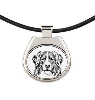 Bouvier bernois - collier avec chien, pendentif personnalisé avec photo, collier unique pour femmes et hommes de la marque Art-Dog