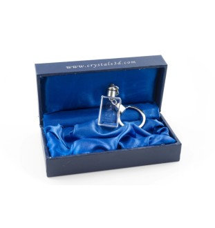 Bouvier bernois - Porte-clés en cristal avec photo de chien, porte-clés lumineux, cadeau unique de la marque Art-Dog