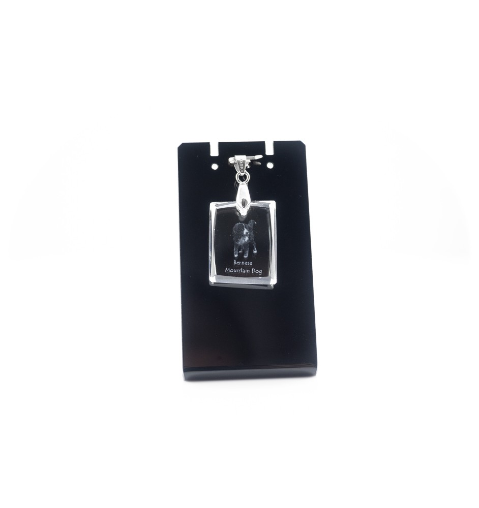 Berneński pies pasterski wisiorek kryształowy z psem Art-Dog
