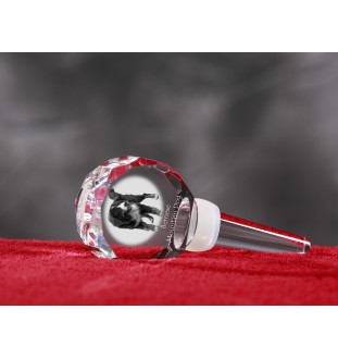 Berner Sennenhund, Dürrbächler, Bouvier bernois - Kristallflaschenverschluss, einzigartiger Weinverschluss mit Foto, personalisiertes Geschenk für Sommelier der Marke Art-Dog