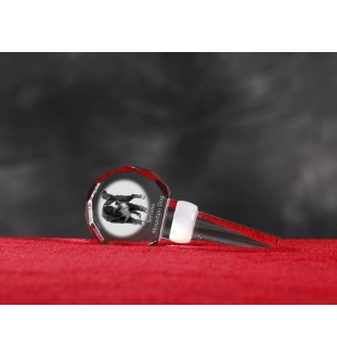 Berneński pies pasterski grubszy stopper do wina z psem Art-Dog