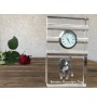 Bouvier bernois - une horloge en verre avec une photo, une photo de chien dans un cristal, une horloge de bureau personnalisée de la marque Art-Dog