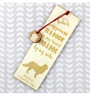 Bouvier bernois - marque-page pour livre avec chien, marque-page personnalisé, accessoire canin pour les lecteurs de la marque Art-Dog