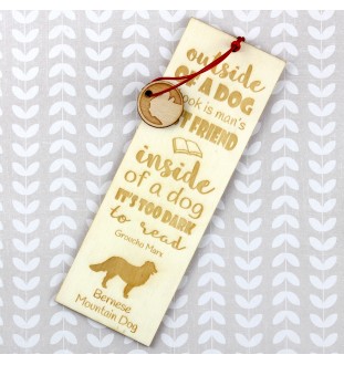 Berner Sennenhund, Dürrbächler, Bouvier bernois - Lesezeichen mit Hund, personalisiertes Lesezeichen, Geschenk für Bücherwurm von der Marke Art-Dog