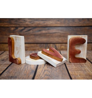 Bernese Mountain Dog, Berner Sennenhund I - wooden LOVE sign, interior decoration with a dog, charming ornament for the shelf by Art-Dog brand