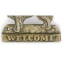 Bouvier bernois - une plaque de porte avec un chien, une plaque de bienvenue en laiton, une enseigne exceptionnelle avec l'inscription Welcome de la marque Art-Dog