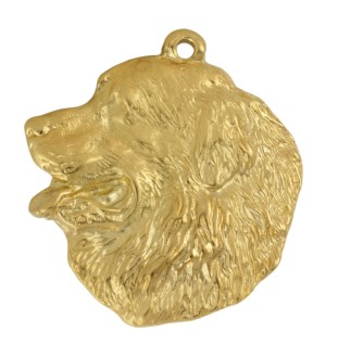 Bernese Mountain Dog, Berner Sennenhund I - keychain and necklace with a dog in a box, high-quality gold-plated product, Art-Dog brand