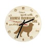 Bernese Mountain Dog, Berner Sennenhund - clock with a dog, wooden clock, wall clock for dog lovers, clock for desk and shelf, Art-Dog
