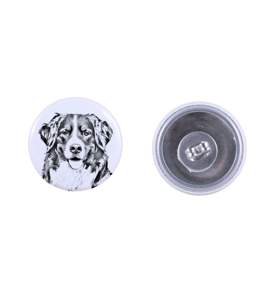 Bouvier bernois - boucles d'oreilles uniques avec un chien, votre animal de compagnie sur un porte-clés, marque propre Art-Dog