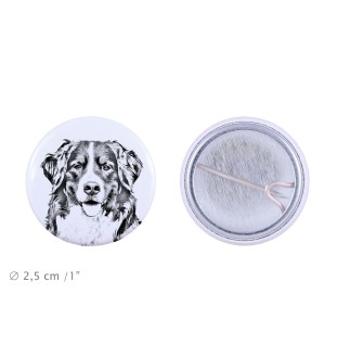 Bernese Mountain Dog, Berner Sennenhund - pin with your dog, add your own photo, Art-Dog brand
