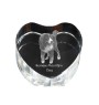 Bernese Mountain Dog, Berner Sennenhund - a photo of a dog in crystal, crystal heart, unique photo frame from the Art-Dog brand