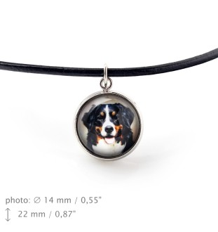 Berneński pies pasterski naszyjnik i bransoletka ze zdjęciem Art-Dog