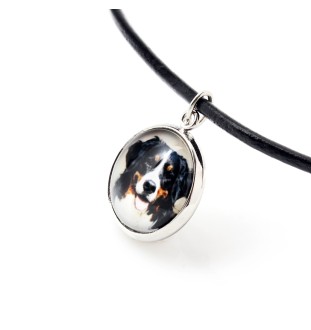 Bouvier bernois - ensemble de bijoux avec votre photo, ensemble fait à la main, bracelet et collier de la marque Art.-Dog