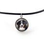 Bernese Mountain Dog, Berner Sennenhund - necklace in a box, elegant decoration, pendant from the Art-Dog brand