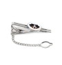 Bernese Mountain Dog, Berner Sennenhund - geometric tie clip with a picture and inscription from Art-Dog